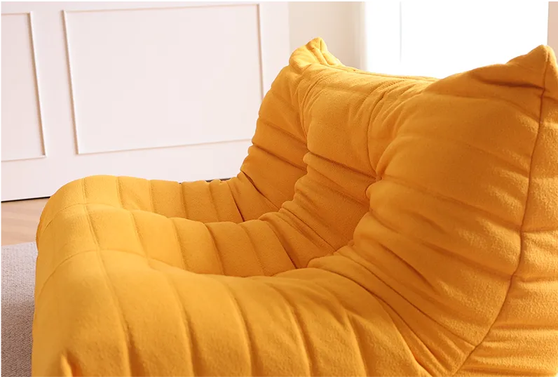 Caterpillar Modern Armless Sofa ergonomic design feature