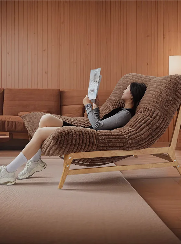 Caterpillar Pillow Chair lounging position
