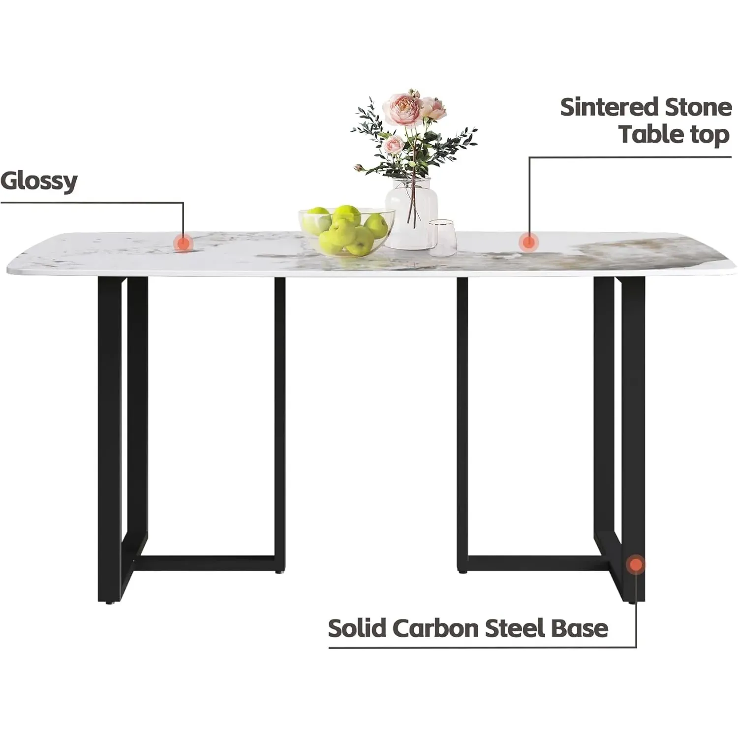 http://Modern%20Dining%20Table,%20Antique%20White%20Sintered%20Stone%20Tabletop%20Dining%20Table%20With%20Black%20Carbon%20Steel%20Table%20Legs,%2063%20Rectangular%20Dining%20Table%20For%204%206%204