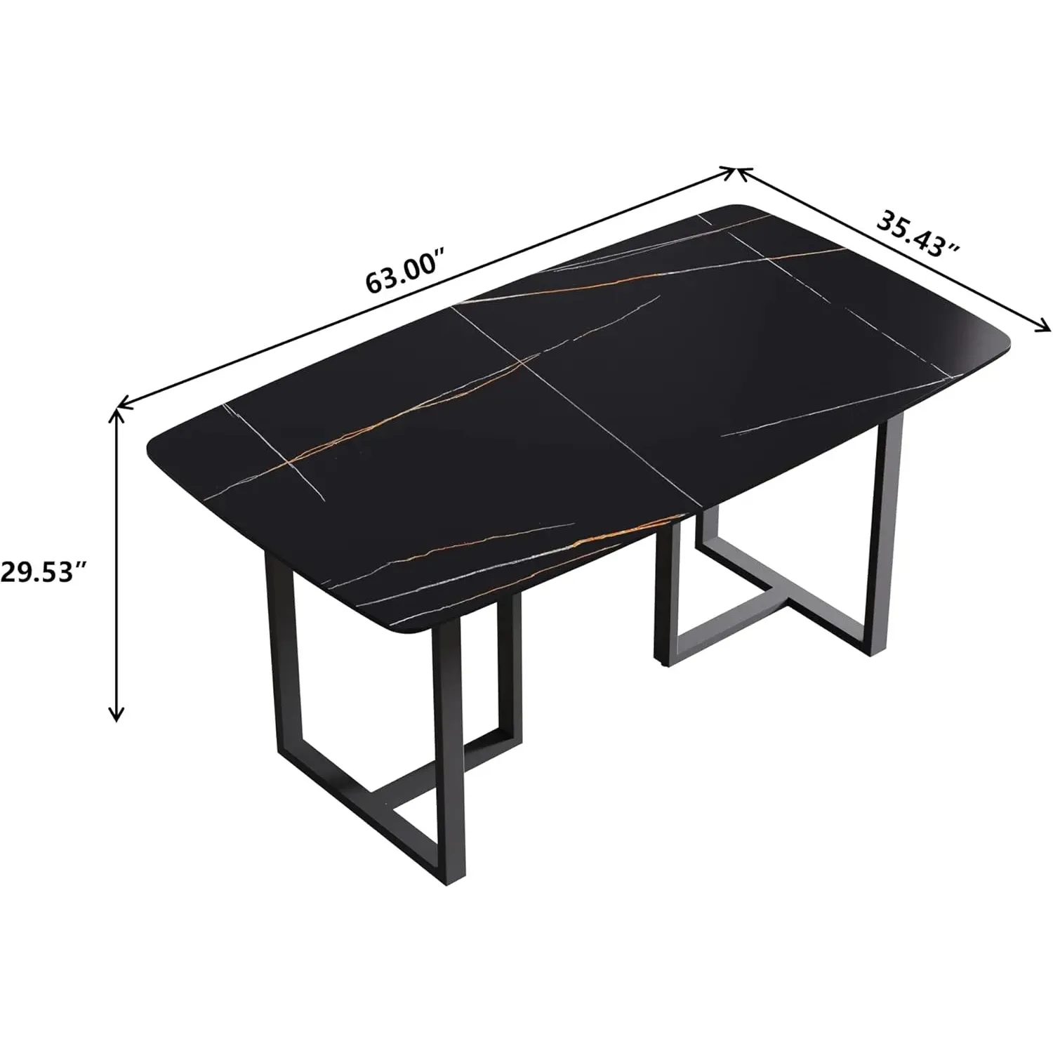 http://Modern%20Dining%20Table,%20Black%20Sintered%20Stone%20Tabletop%20Dining%20Table%20With%20Black%20Carbon%20Steel%20Table%20Legs,%2063%20Rectangular%20Dining%20Table%20For%204%206%202