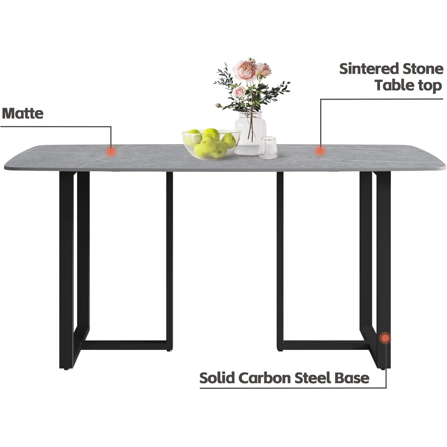 http://Modern%20Dining%20Table,%20Gray%20Sintered%20Stone%20Tabletop%20Dining%20Table%20With%20Black%20Carbon%20Steel%20Table%20Legs,%2070.8%20Rectangular%20Dining%20Table%20For%206%208%205