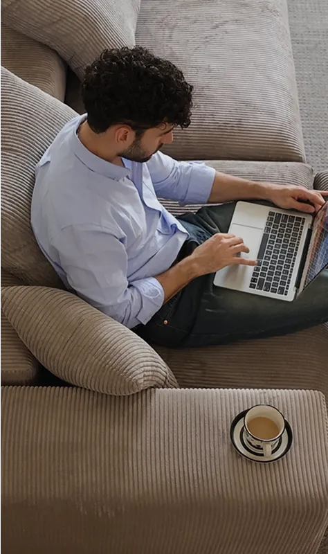 Pixel Modern Modular Sofa Work From Home Setup