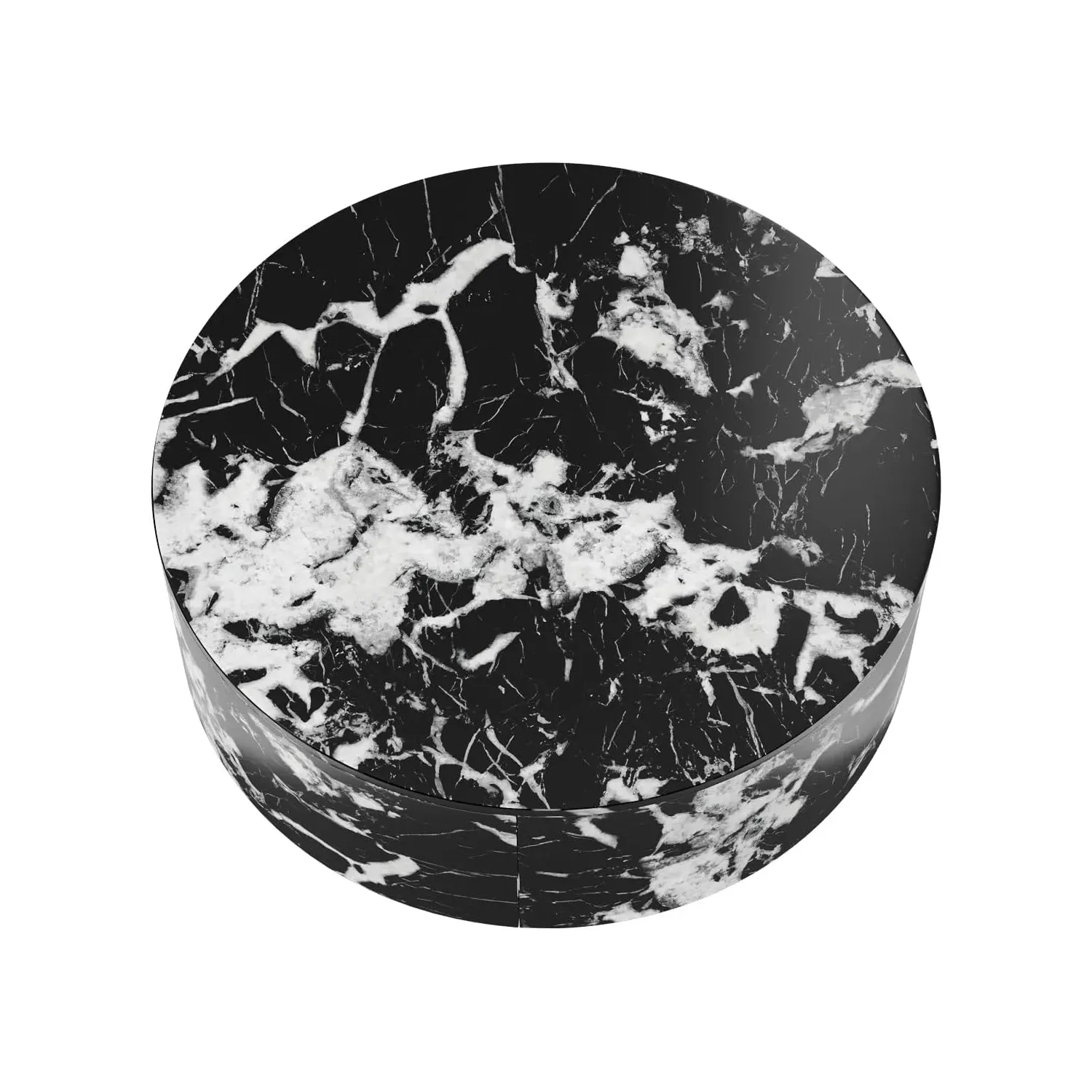 http://Round%20Coffee%20Table%20Faux%20Marble,%2033.4%20Mid%20Century%20Modern%20Coffee%20Table%20With%202%20Drawers,%20Center%20Table%20For%20Living%20Room,%20Office,%20Black%20+%20White%206