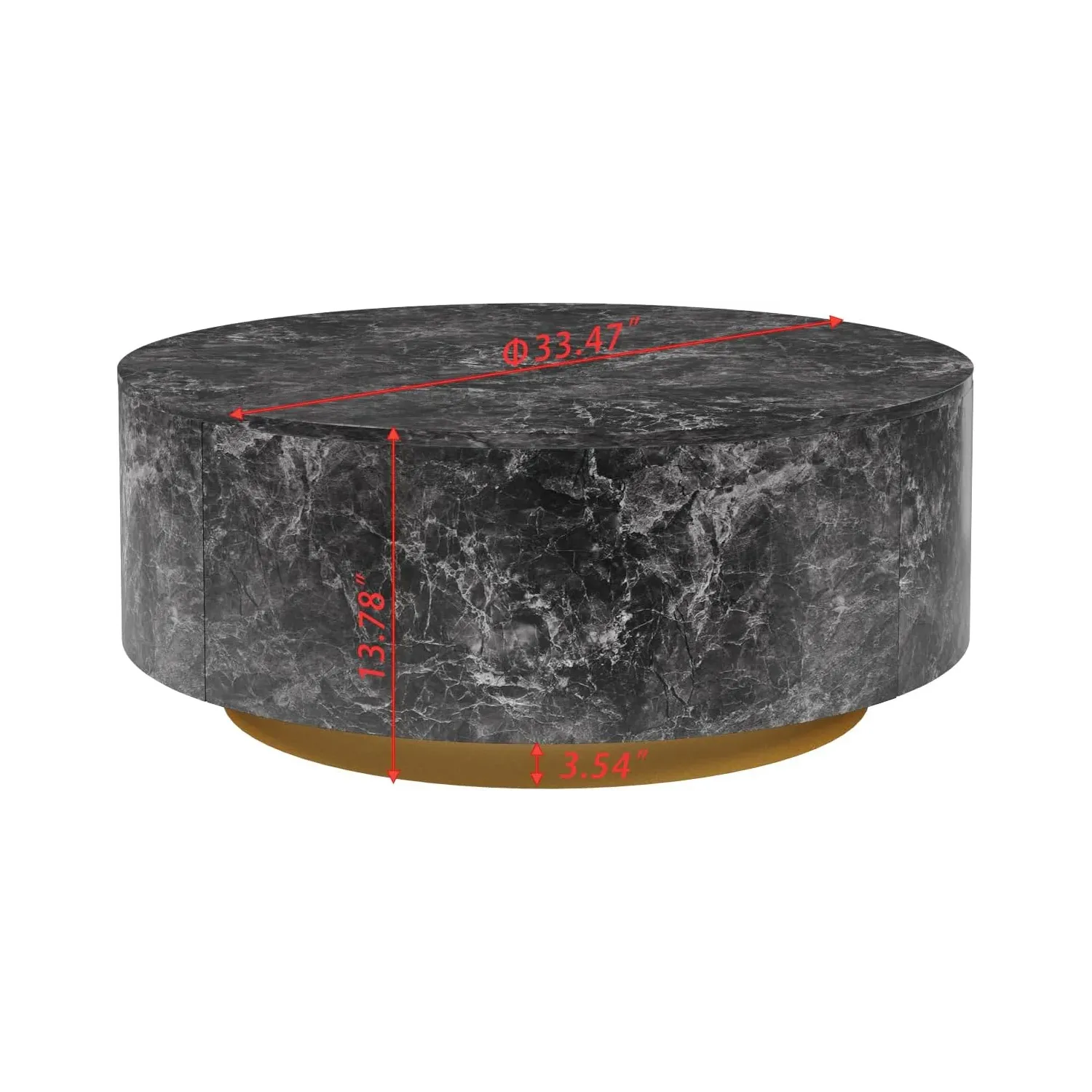 http://Round%20Coffee%20Table%20Faux%20Marble,%2033.4%20Mid%20Century%20Modern%20Coffee%20Table%20With%202%20Drawers,%20Center%20Table%20For%20Living%20Room,%20Office,%20Grey%202
