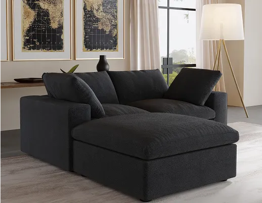 Sky Cloud Sectional Sofa Lounge Chaise Configuration