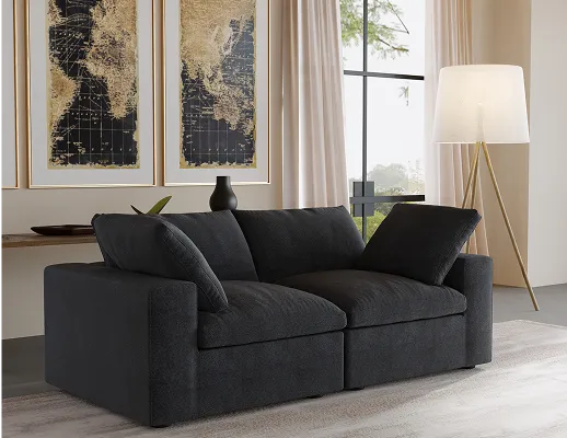 Sky Cloud Sectional Sofa Loveseat Configuration