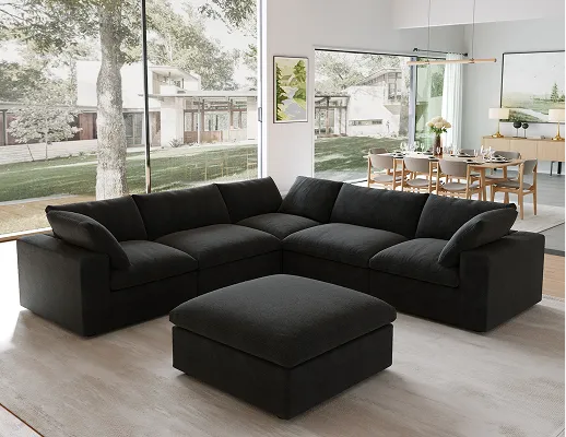 Sky Cloud Sectional Sofa Party Configuration
