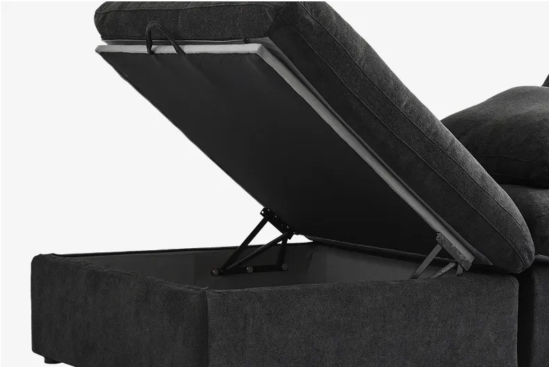 Sky Cloud Sectional Sofa Storage Ottoman Feature
