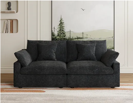 Sky Cloud Slope Sectional Sofa Loveseat Configuration