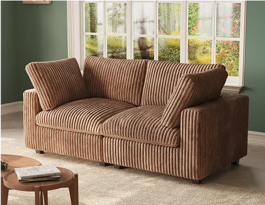 Sky Cloud Slope Sectional Sofa in loveseat configuration