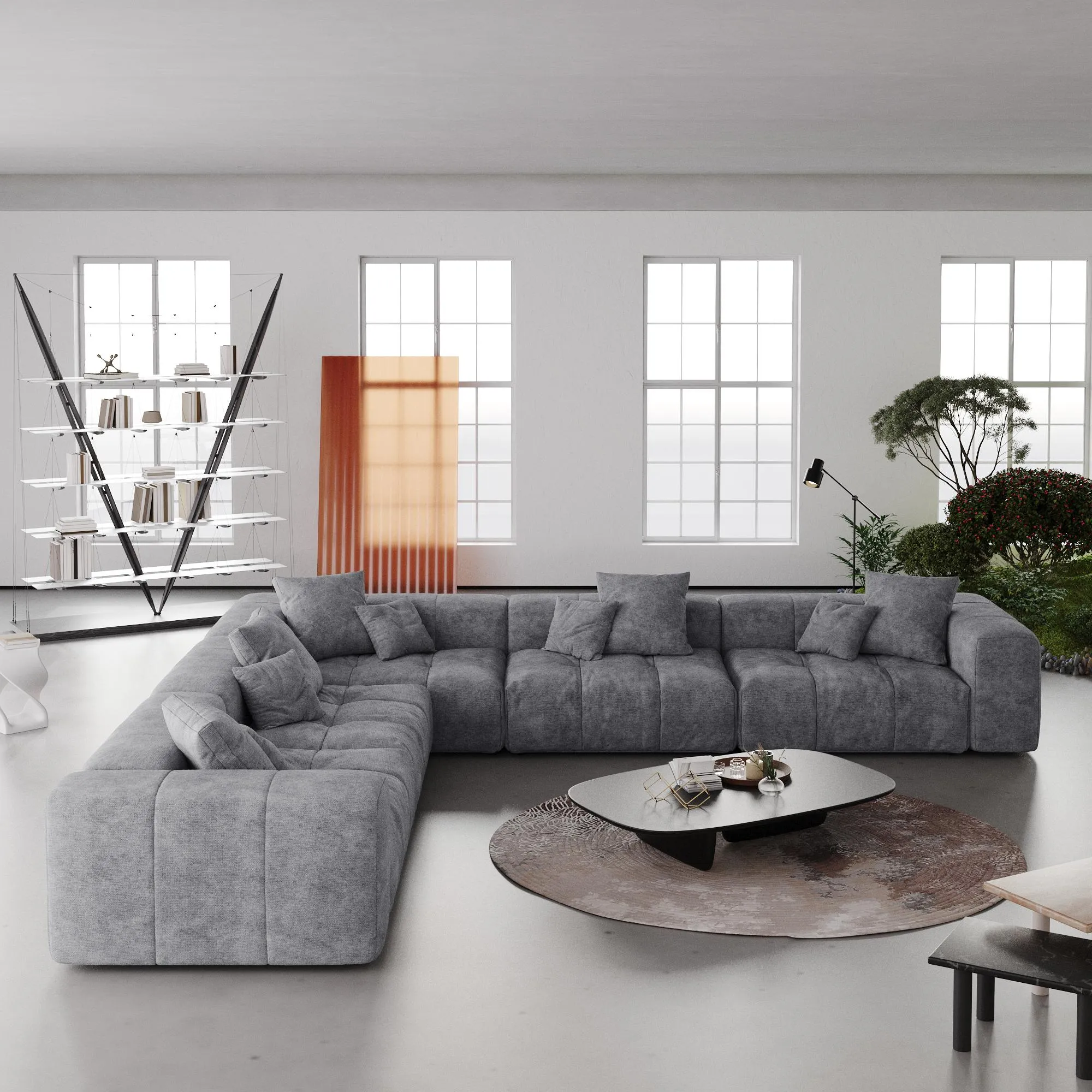 http://127%20Grey%20Sofa%20Pixel%20Sectional%20Sofas%205%20Seater%20V%20Shaped%2002