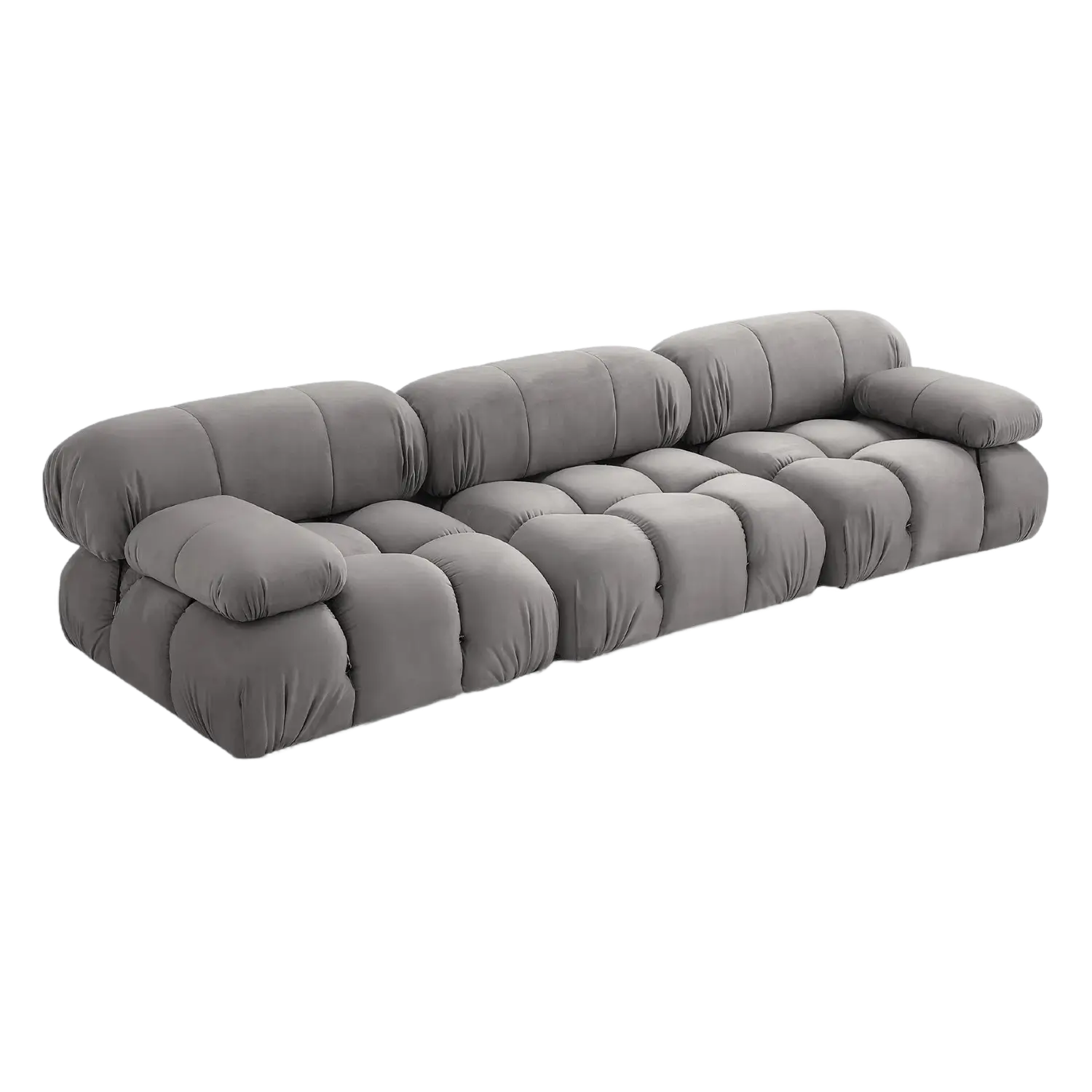 Camaleonda Sofa Light Grey Alcantara