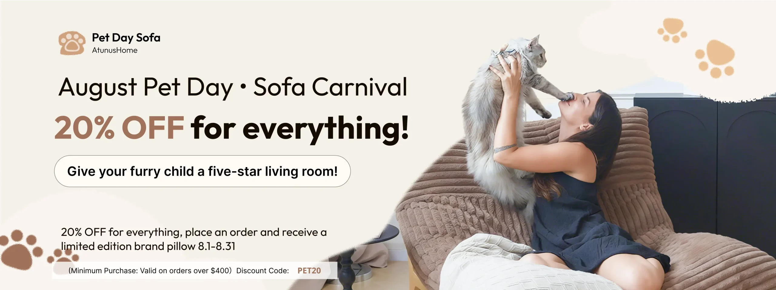 August Pet Day • Sofa Carnival