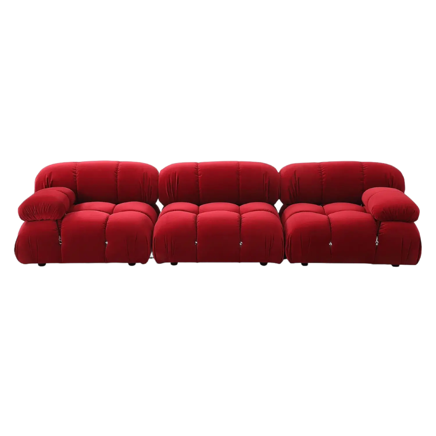 Camaleonda Sofa Dark Red Velvet