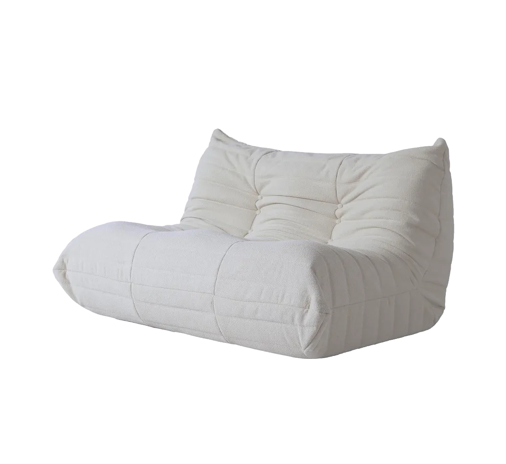 Comfort Relaxation 60 Inch Teddy Velvet Sofa Sets 2 Seaters 1