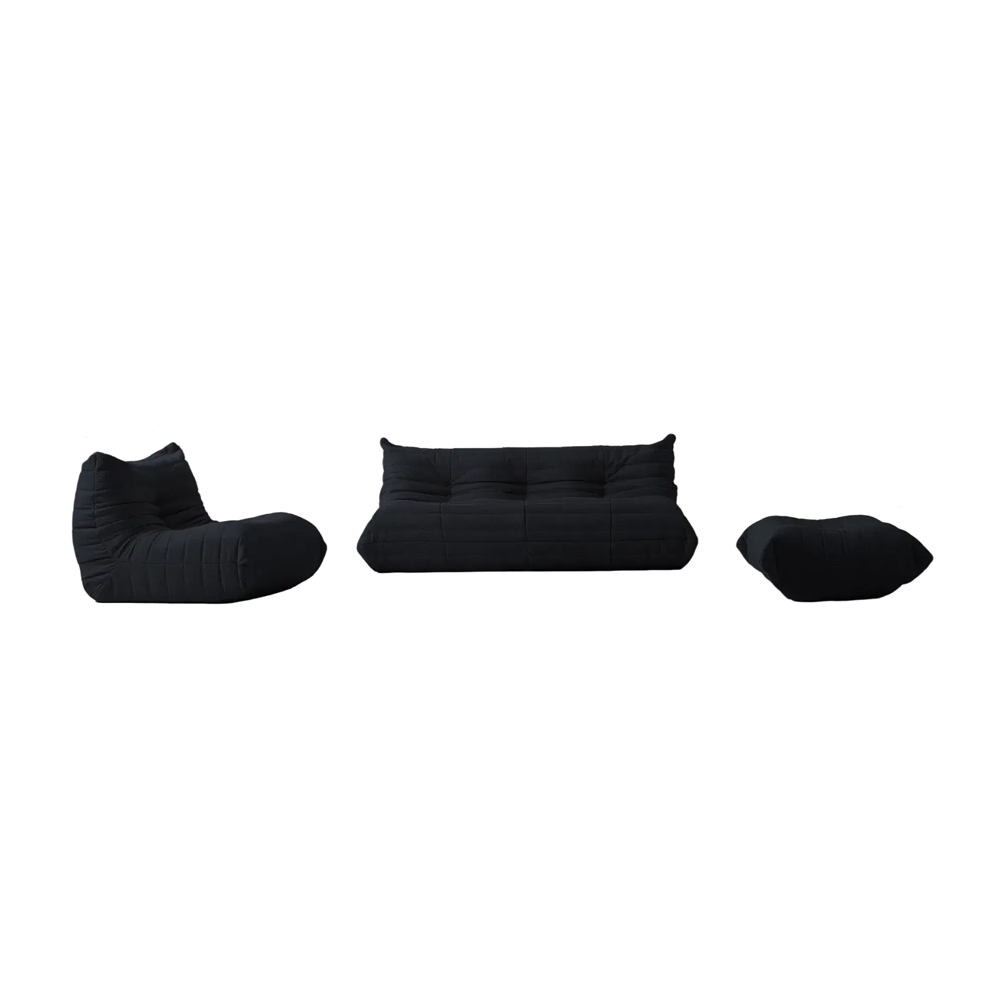 Cozy 72-Inch Teddy Velvet Corner Sectionals 5-Seaters