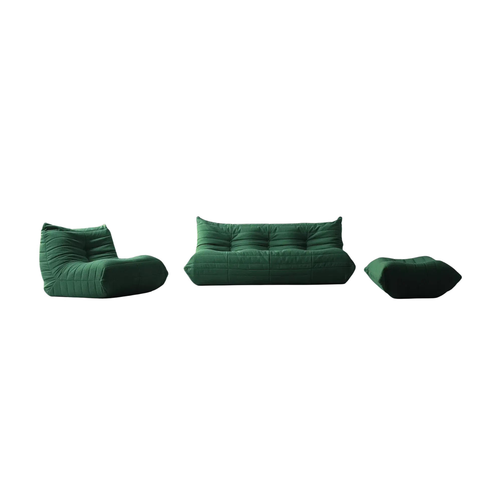 Cozy 72-Inch Teddy Velvet Corner Sectionals 5-Seaters