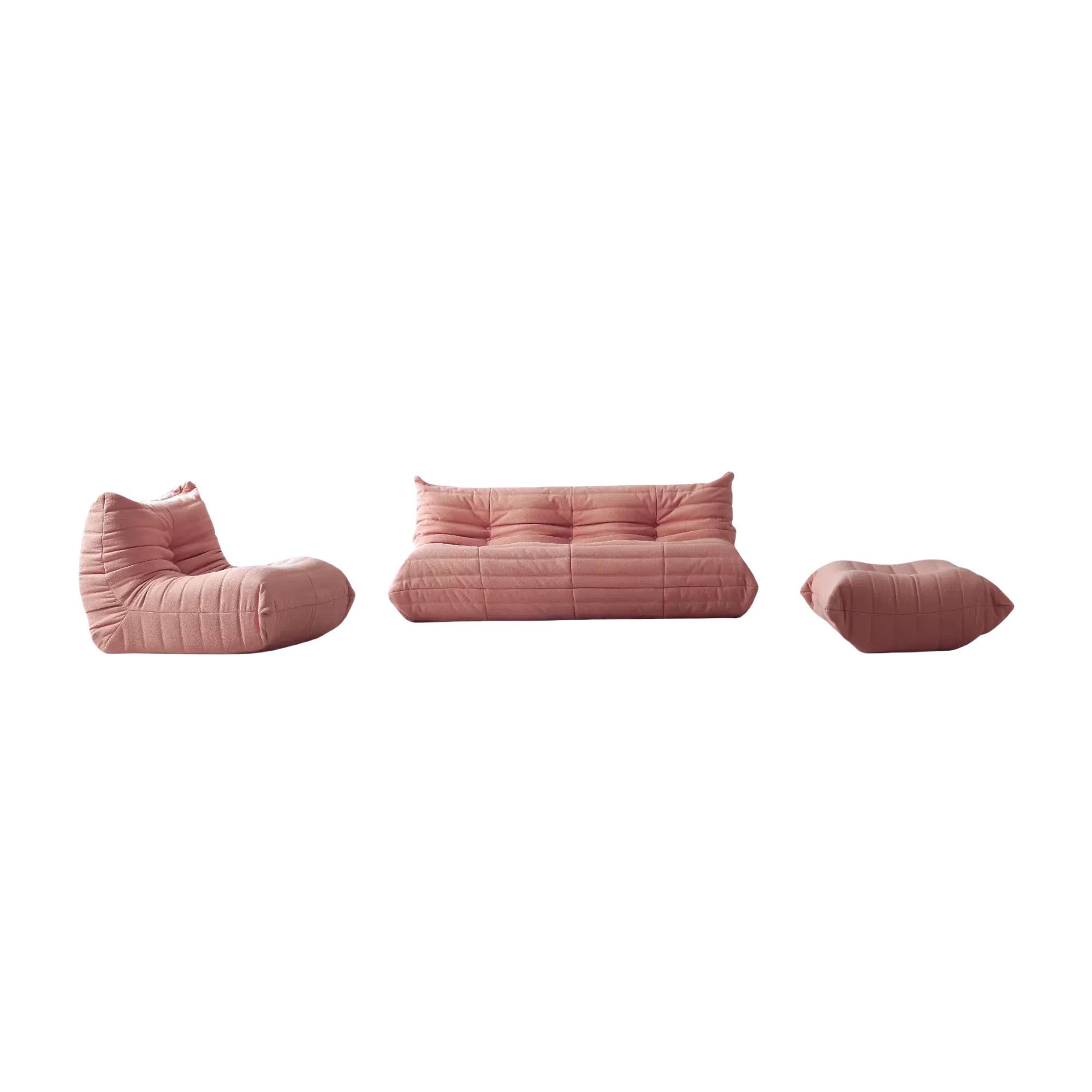 Cozy 72-Inch Teddy Velvet Corner Sectionals 5-Seaters