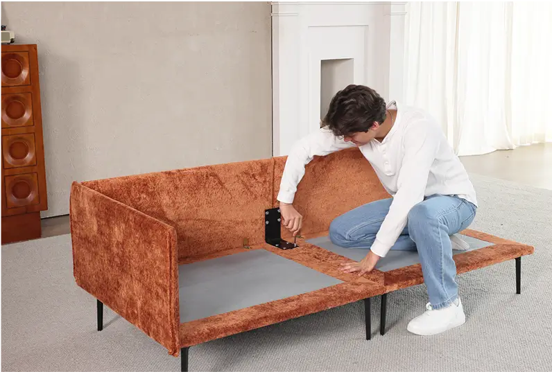 Durable Frame with Spring System and Solid Wood Construction