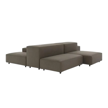 Extrasoft Modular Sofa Replica 001 Grey Brushed5