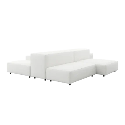 Extrasoft Modular Sofa Replica 001 White Linen 5