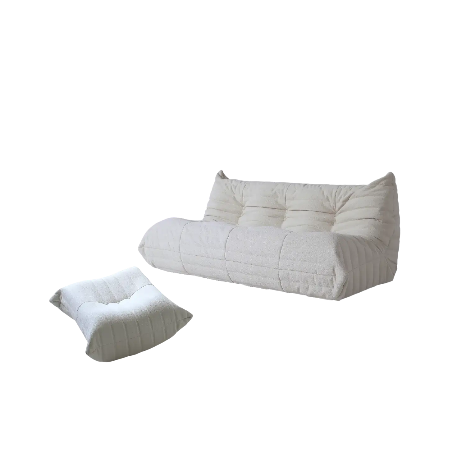 Plush Comfort 96-Inch Teddy Velvet Corner Sectionals 4-Seaters