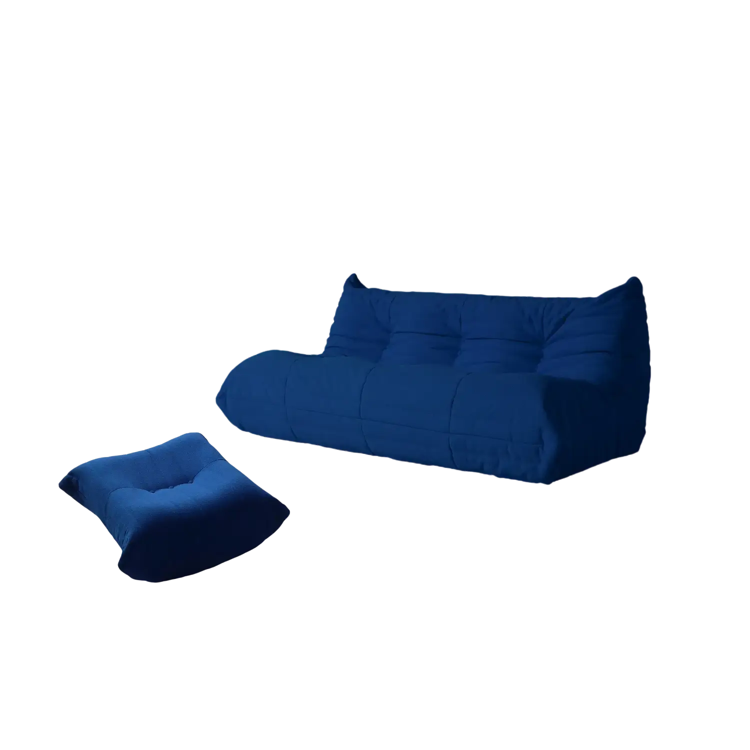 Plush Comfort 96-Inch Teddy Velvet Corner Sectionals 4-Seaters