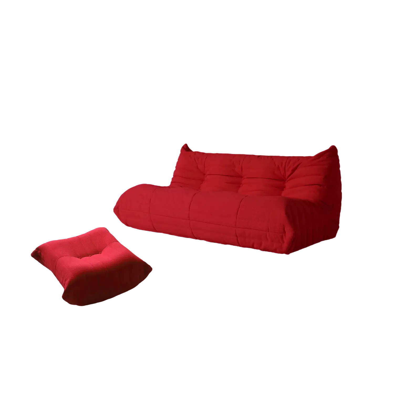 Plush Comfort 96-Inch Teddy Velvet Corner Sectionals 4-Seaters