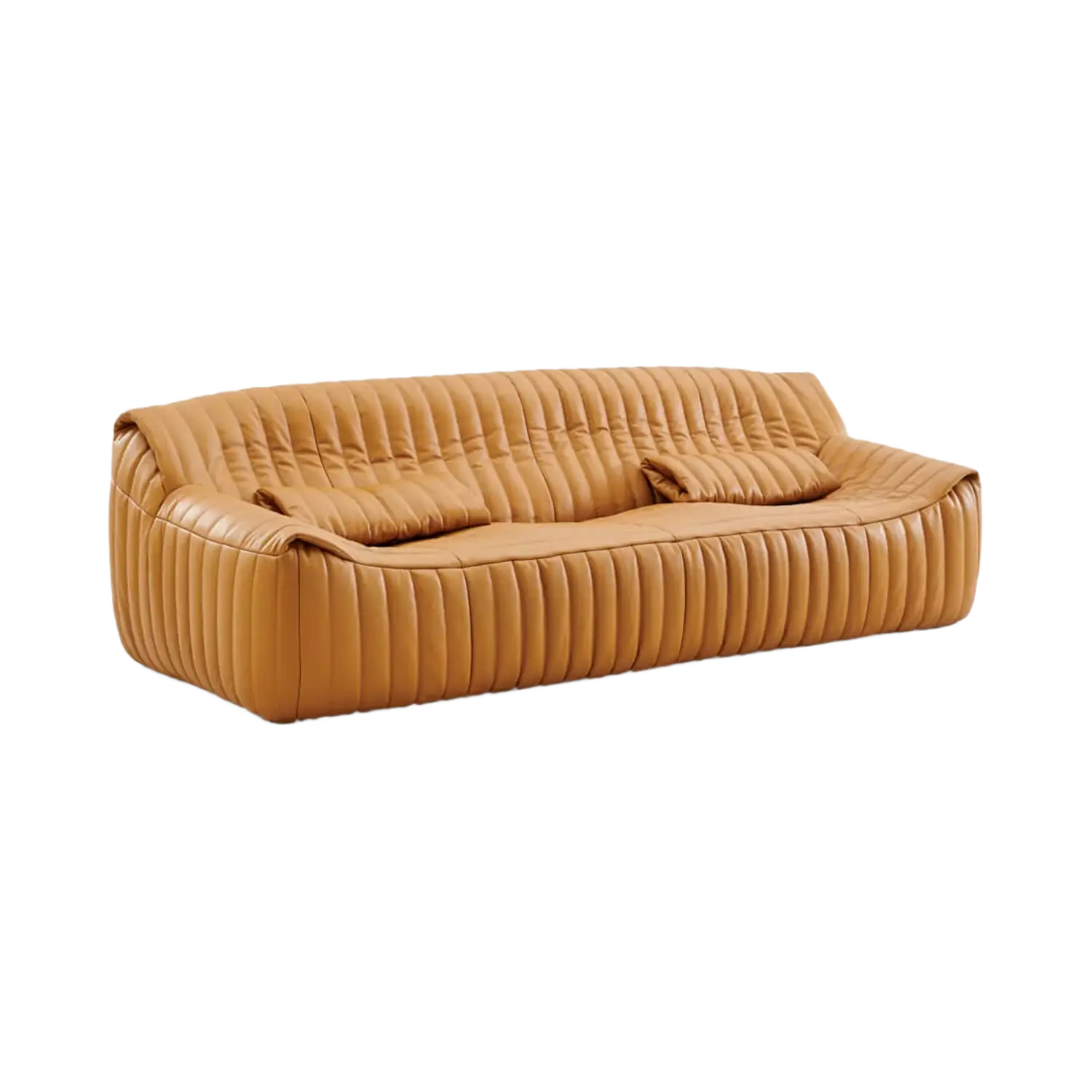 Sandra Sofa Caramel Genuine Leather