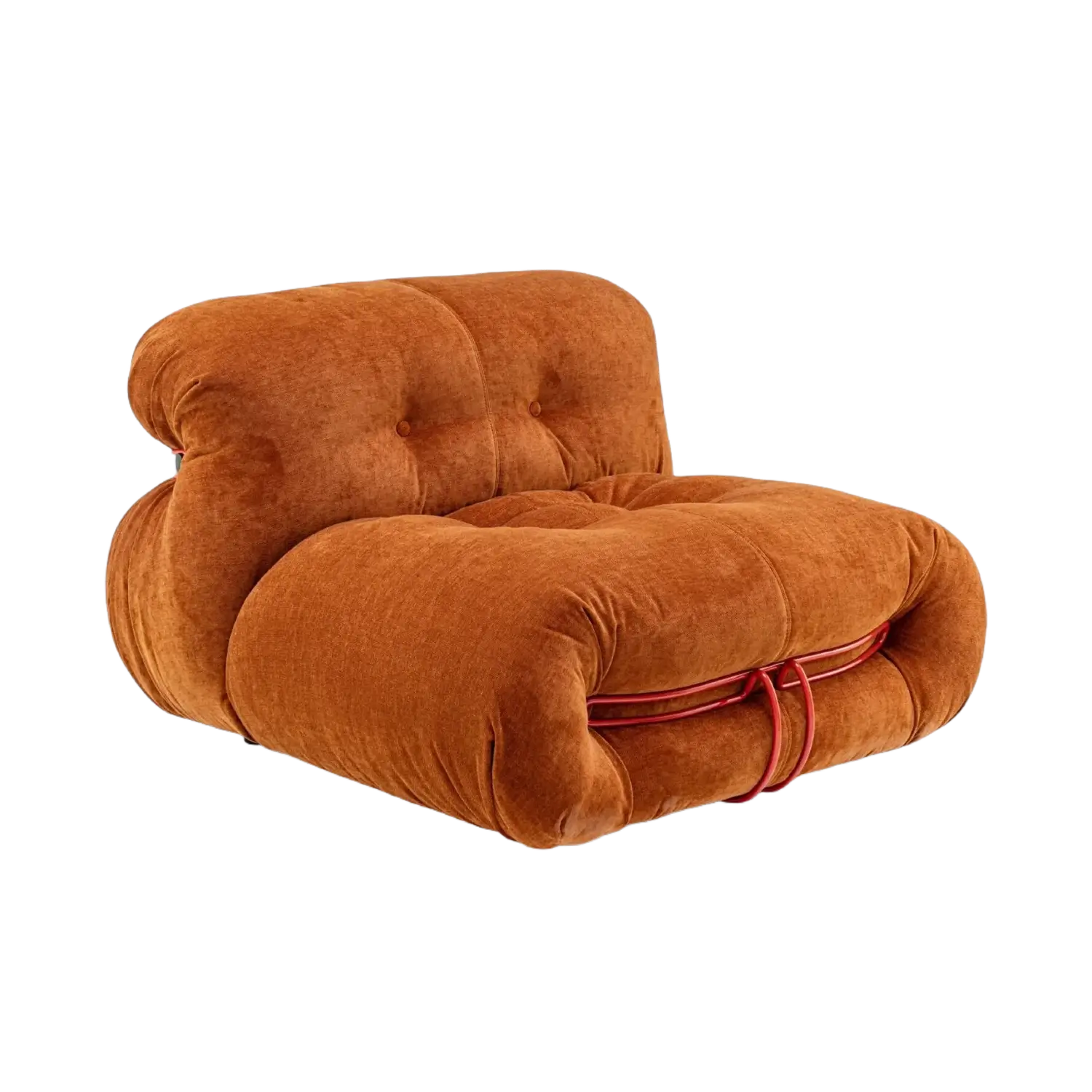 Soriana Chair Orange Chenille