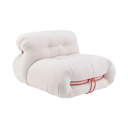 Soriana Chair Chenille White 4
