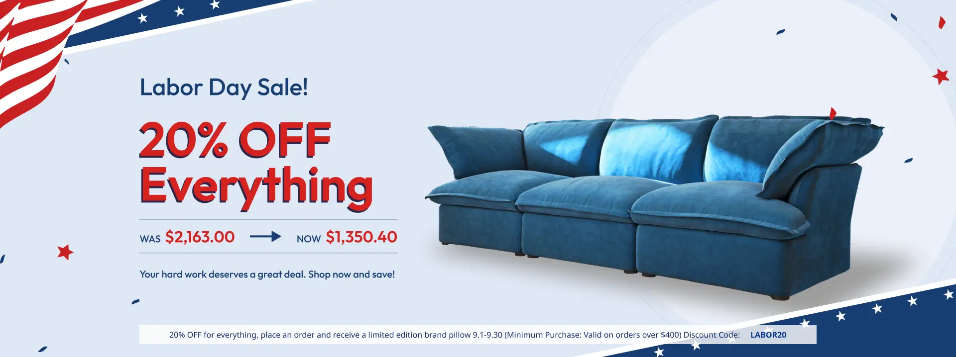 Labor Day Sale • Sofa Carnival