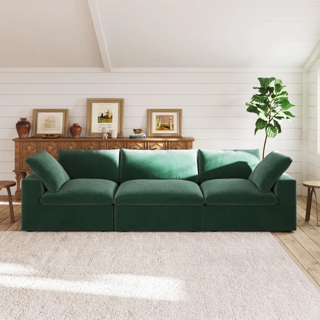 Modular Sofa Sectional Couch 3 Seater Sofa