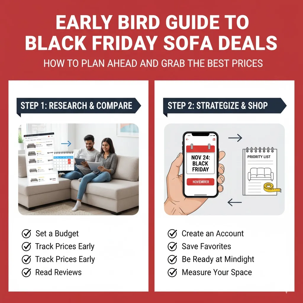 Early Bird Guide to Black Friday Sofa Deals – How to Plan Ahead and Grab the Best Prices