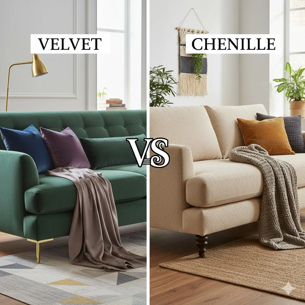 Velvet Sofa vs Chenille Sofa: Picking the Best Cozy Fabric for Your Home