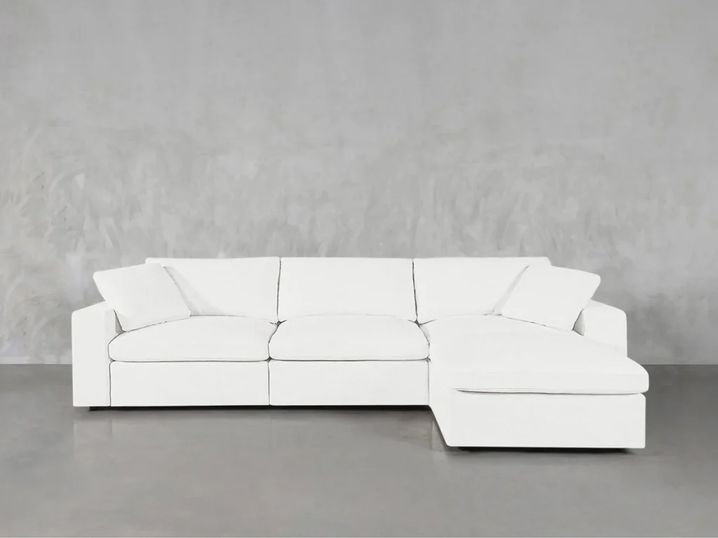 7th Avenue 4 Seat Modular Chaise Sectional