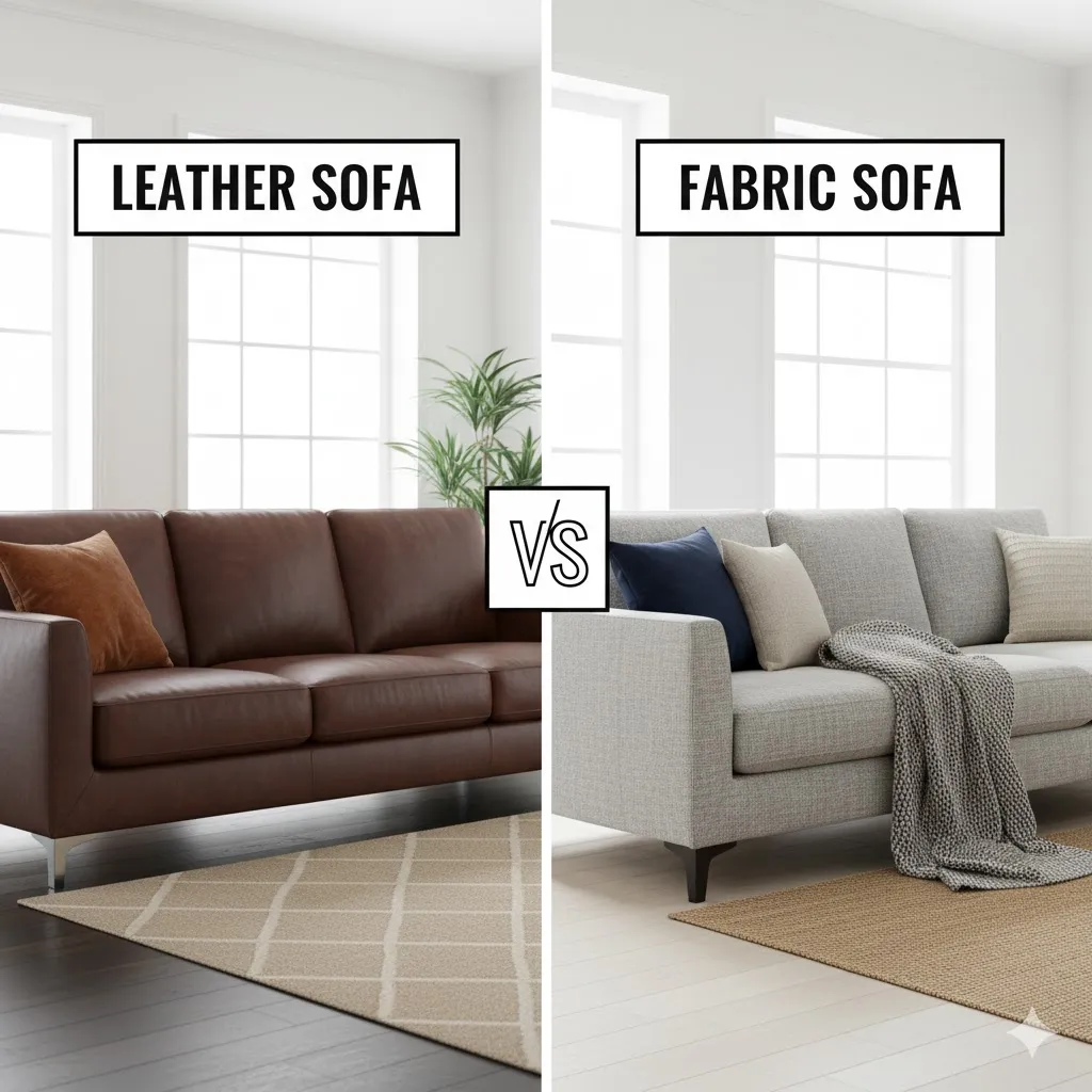 Leather Sofa vs Fabric Sofa: Which One Should You Choose?