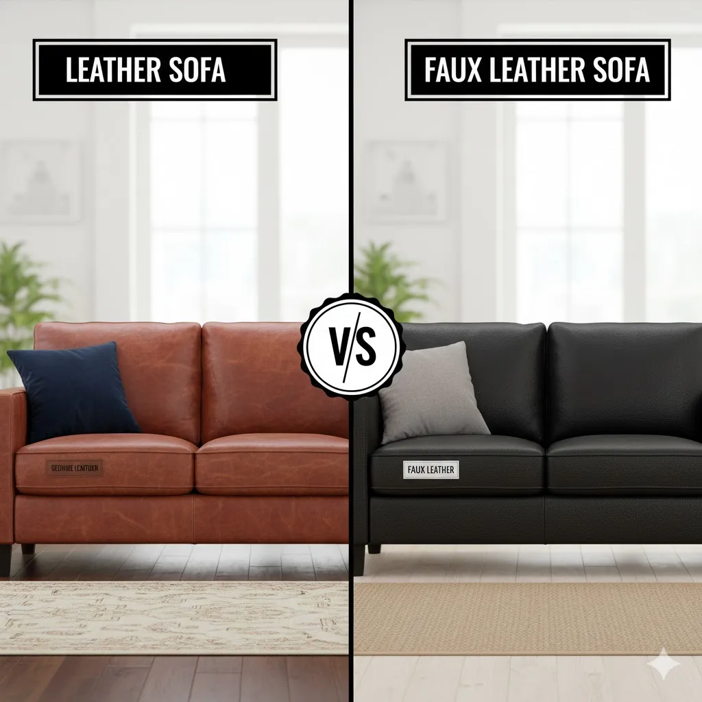Leather vs Faux Leather Sofa: Which One Is Right for You?