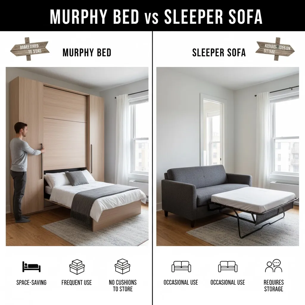 Murphy Bed Vs Sleeper Sofa1