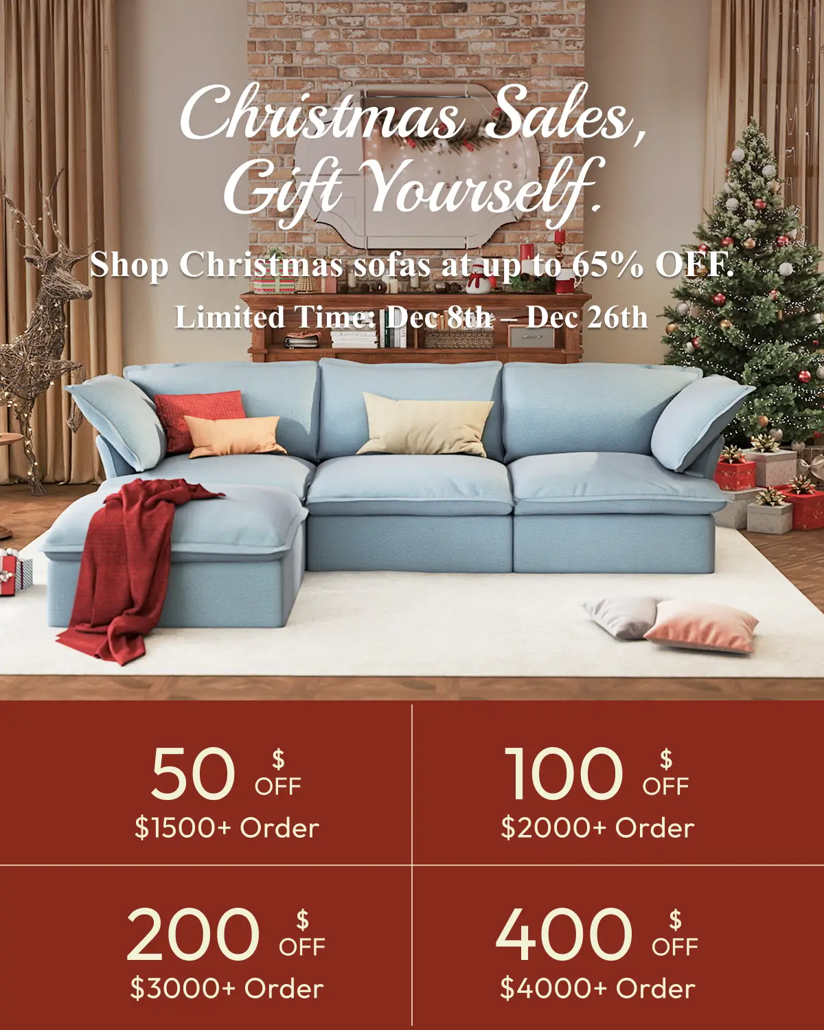 Christmas Sales, Gift Yourself.